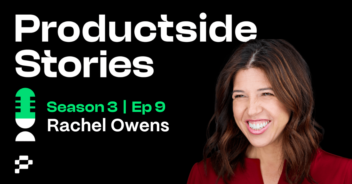 Rachel Owens speaking about scaling product teams.